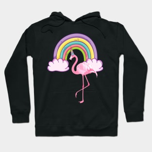 Unicorn Rainbow Flamingo Hoodie